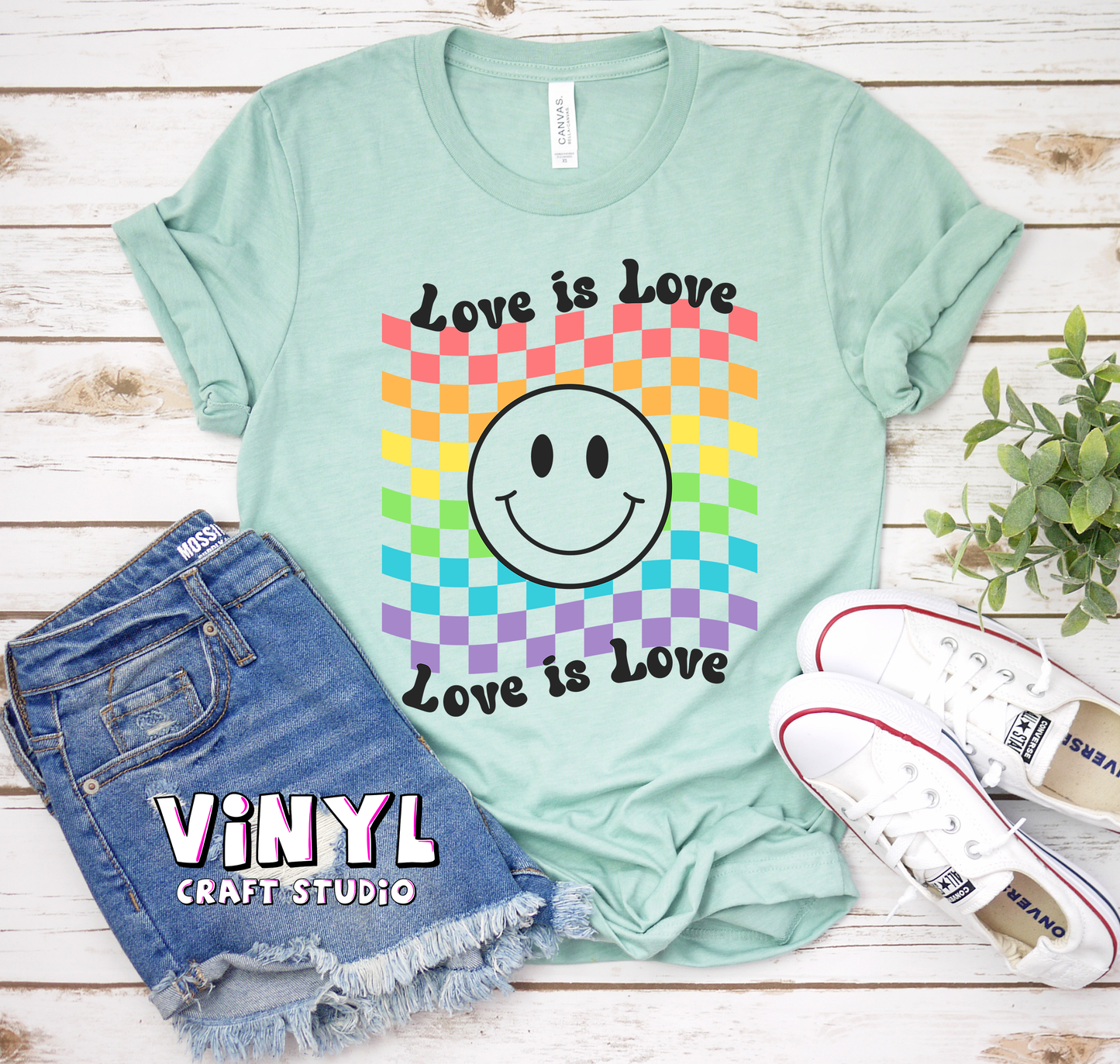 300.) Love is Love Smiley