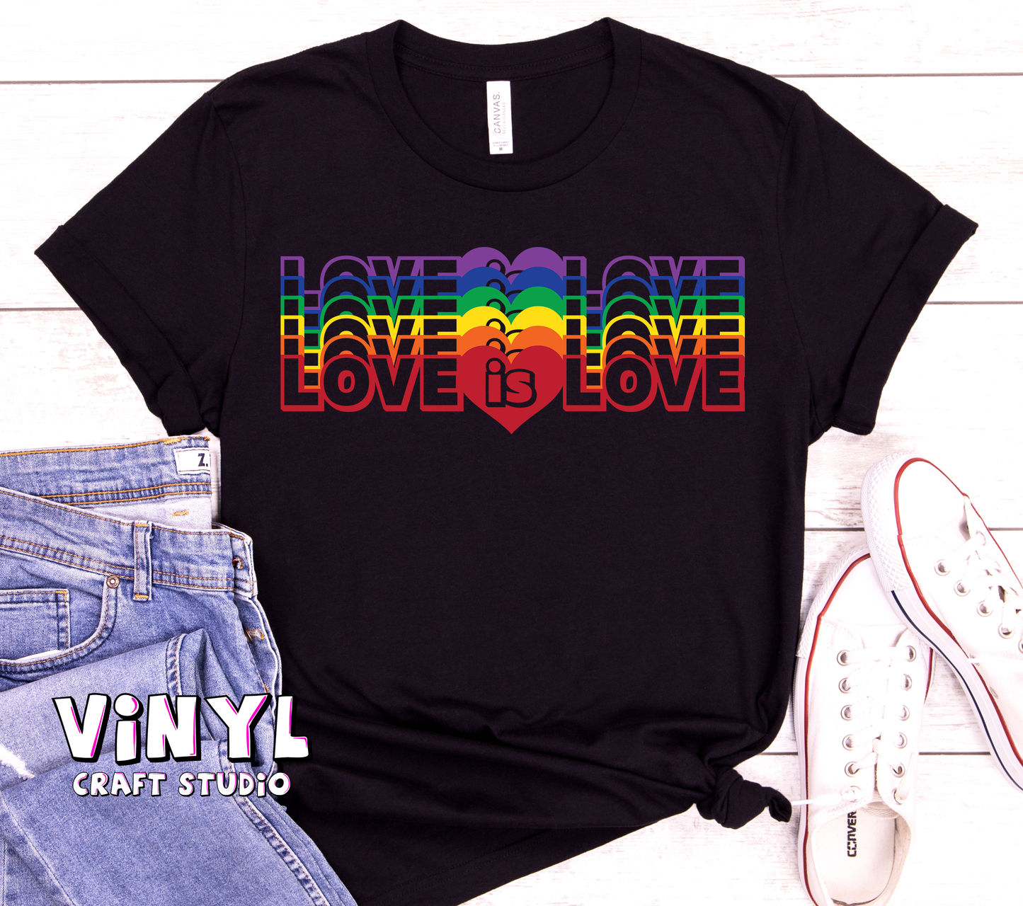 301.) Love is Love with Hearts