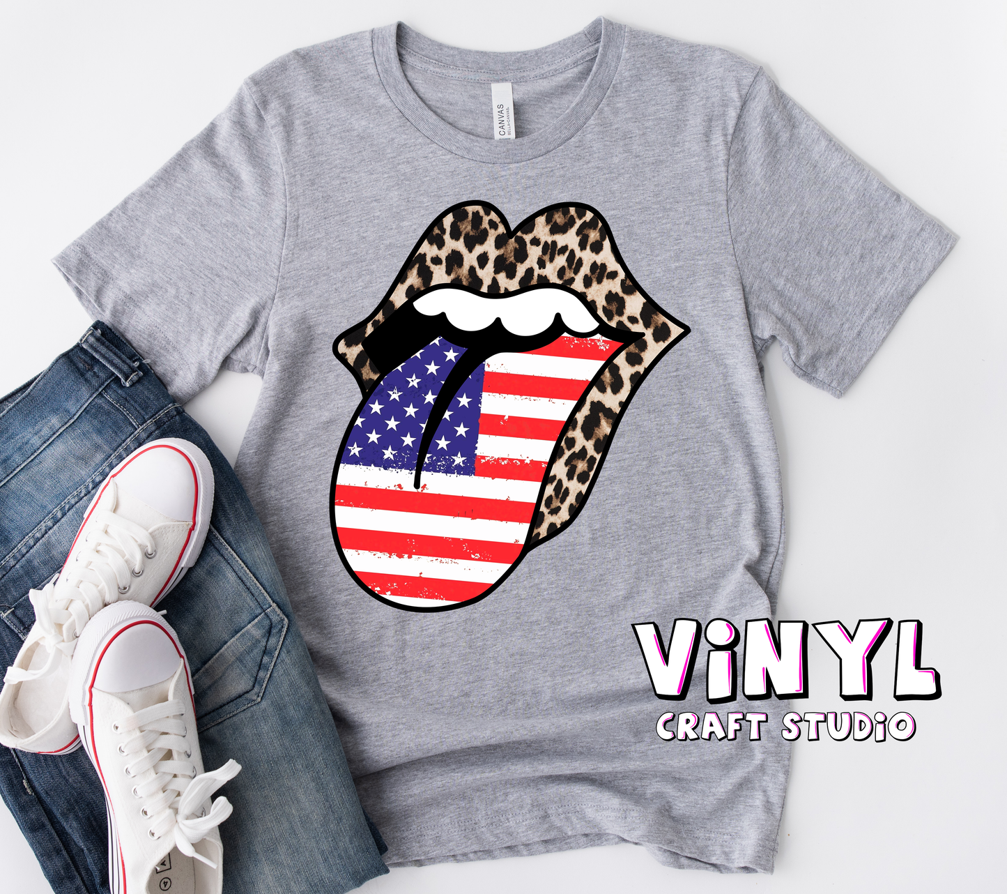 358.) American Flag Tongue