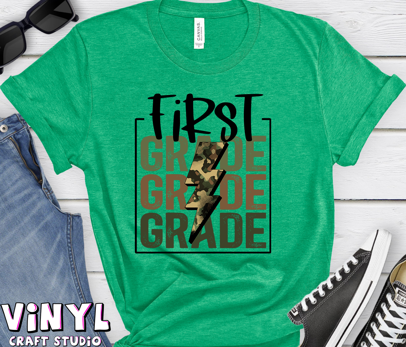 588.)1st Grade Camo Lightning