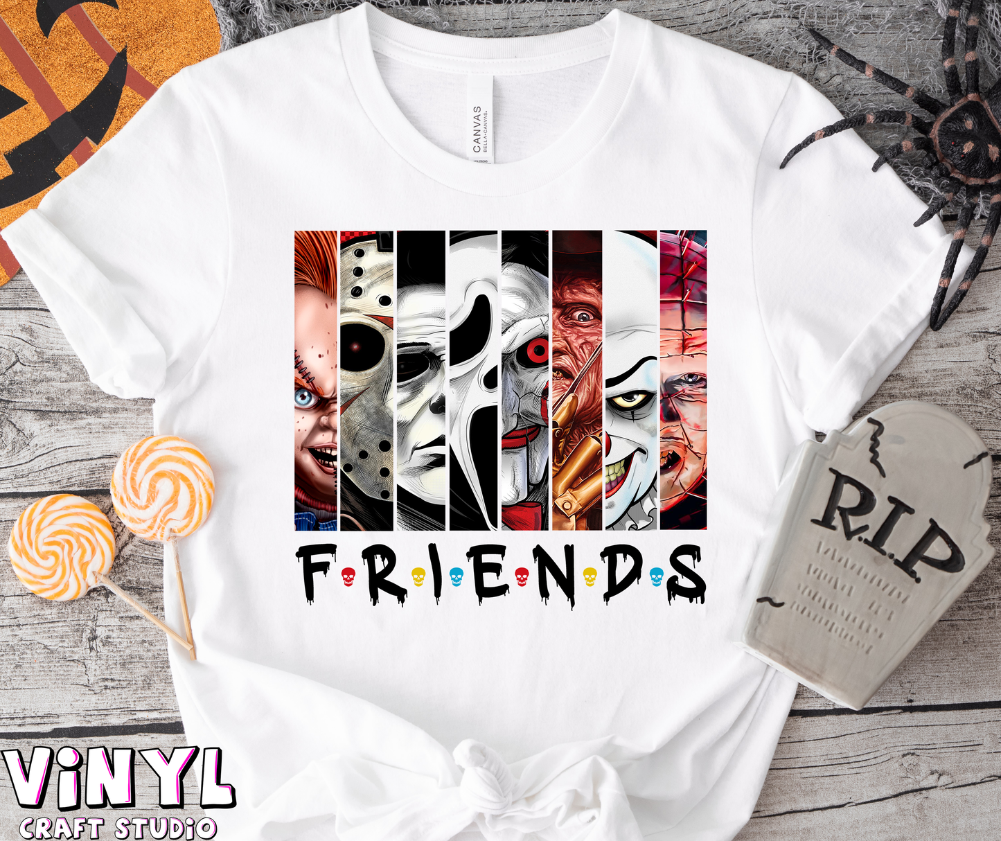 648.) Slasher Friends Black