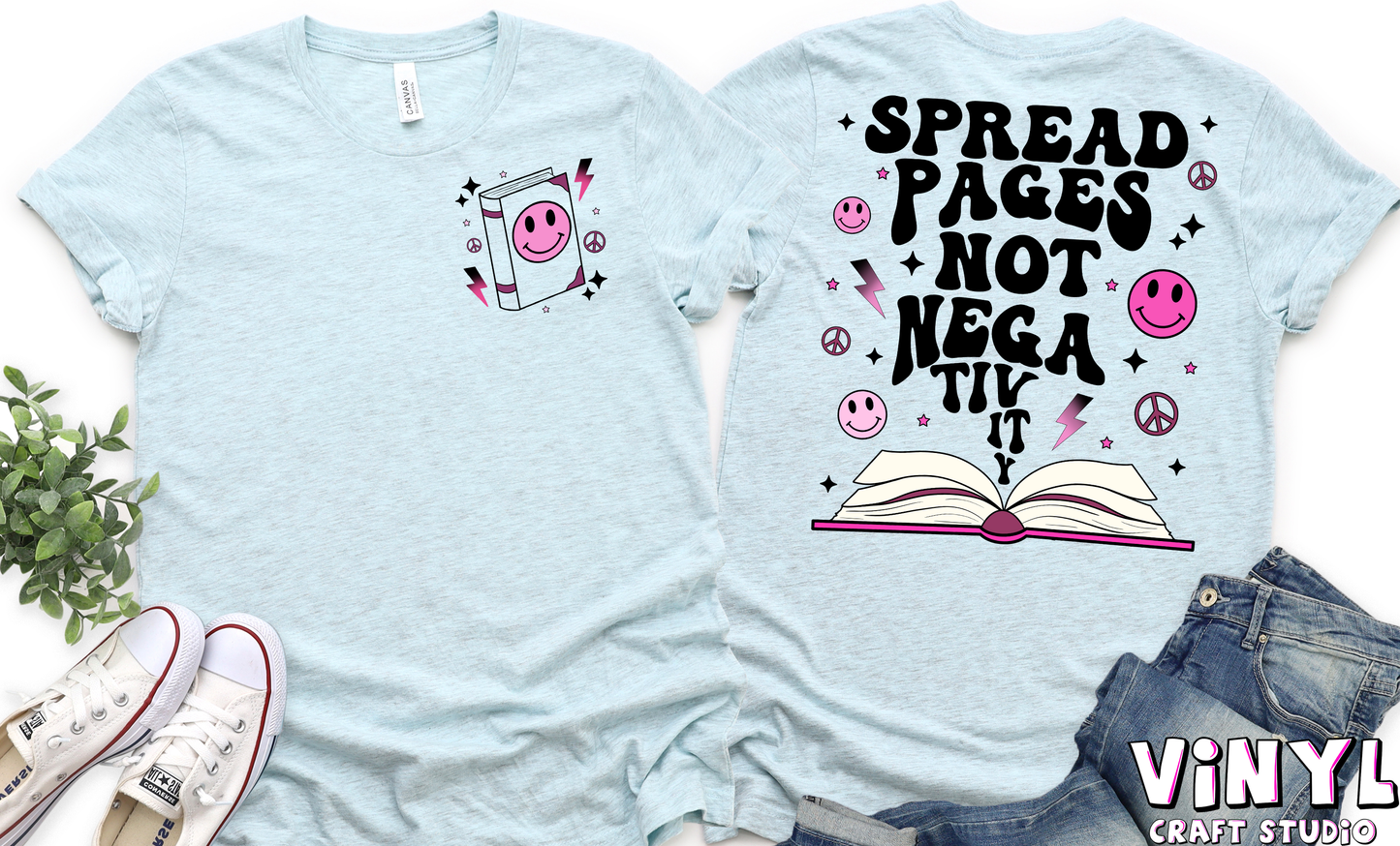 749.) Spread Pages Pink