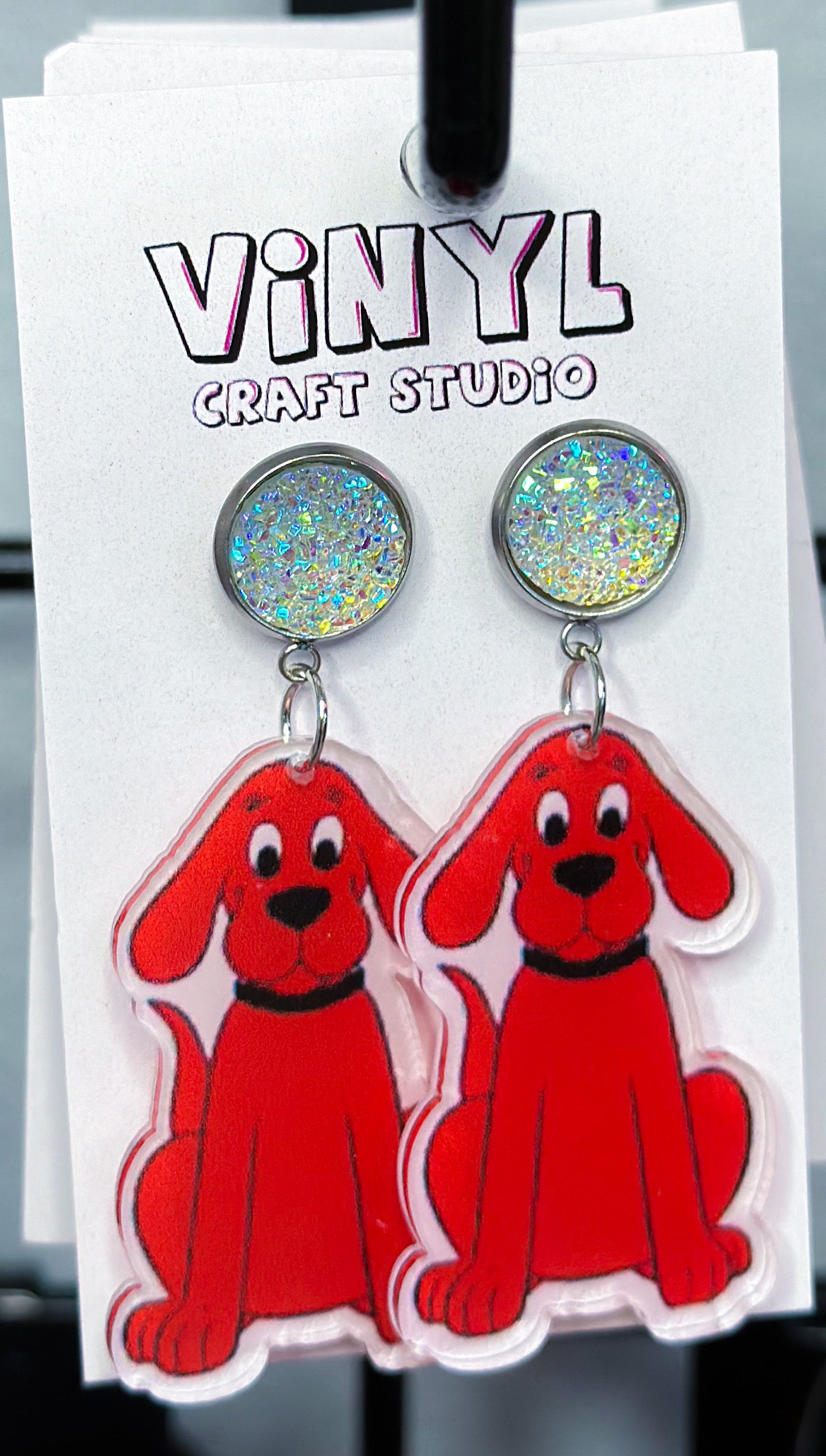 Big Red Dog Bead