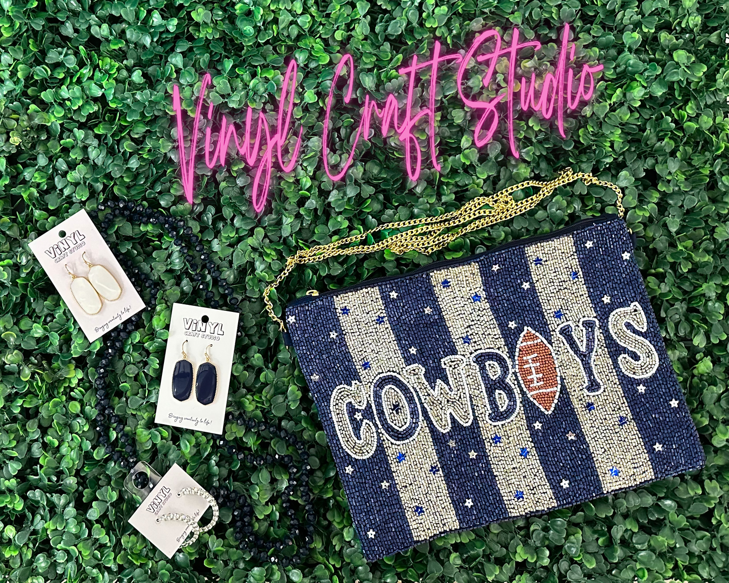 Dallas Cowboys Blinged Crossbody