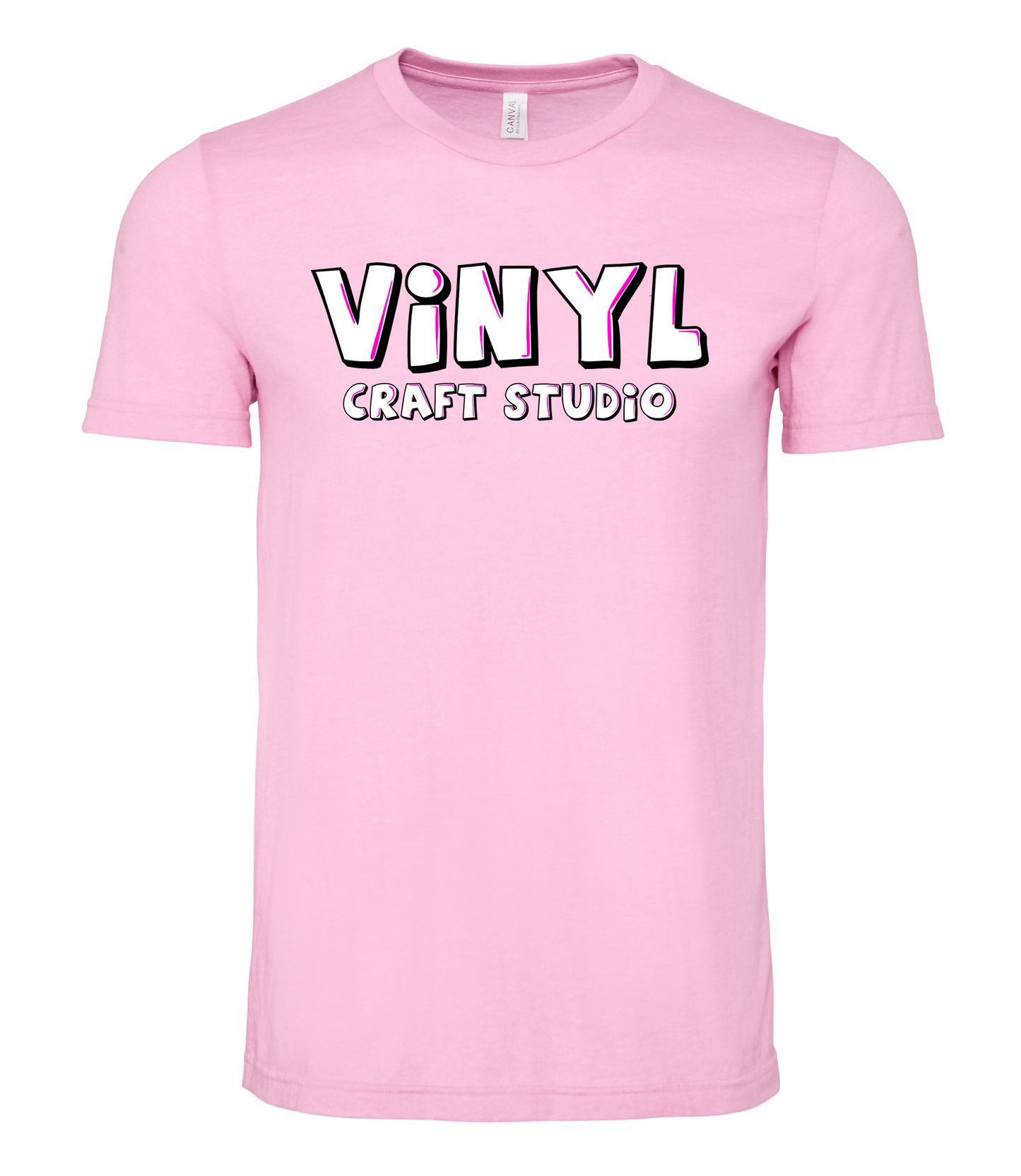 Adult Tee Bella Heather Bubble gum