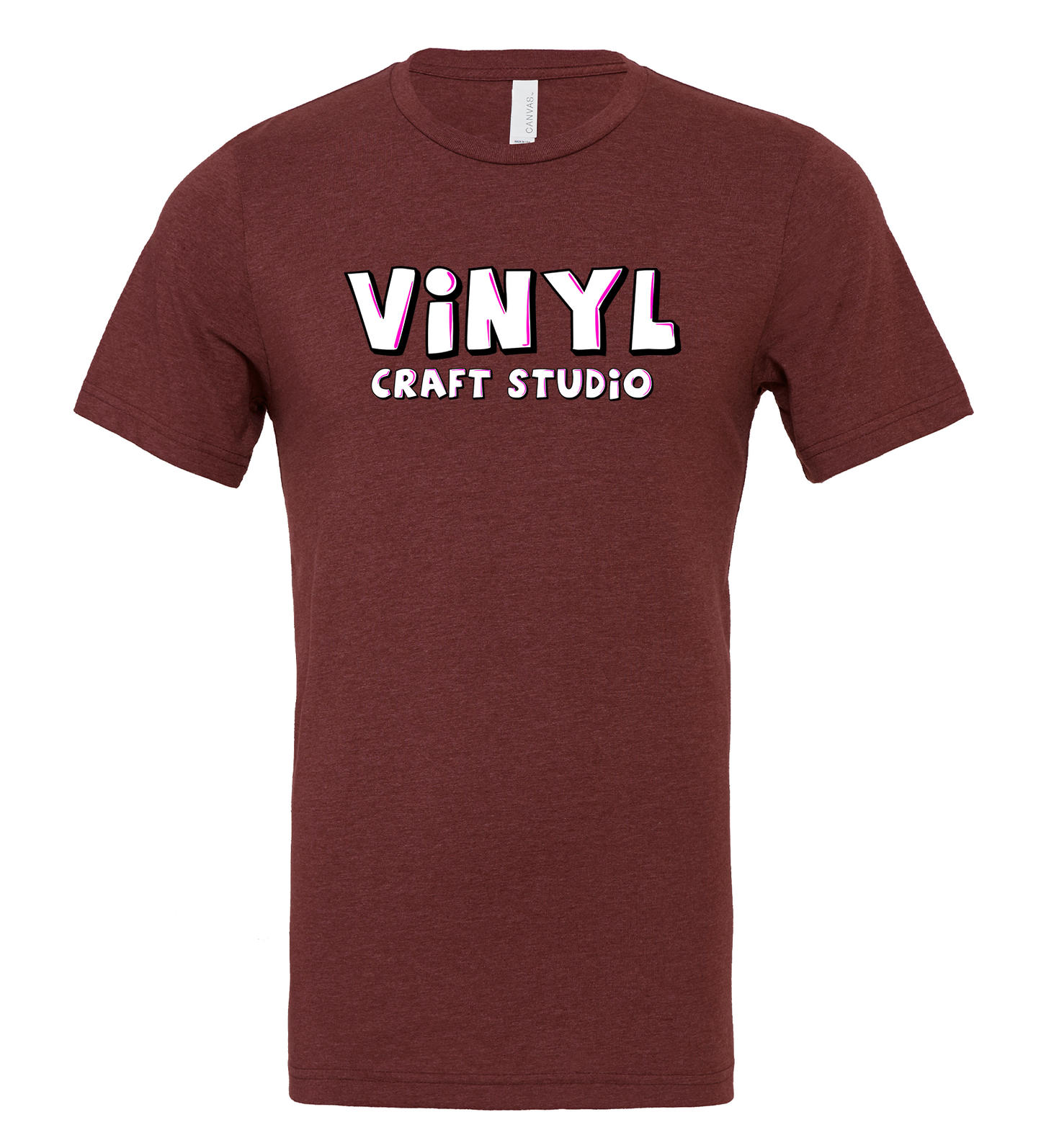 Adult Tee Bella Heather Cardinal