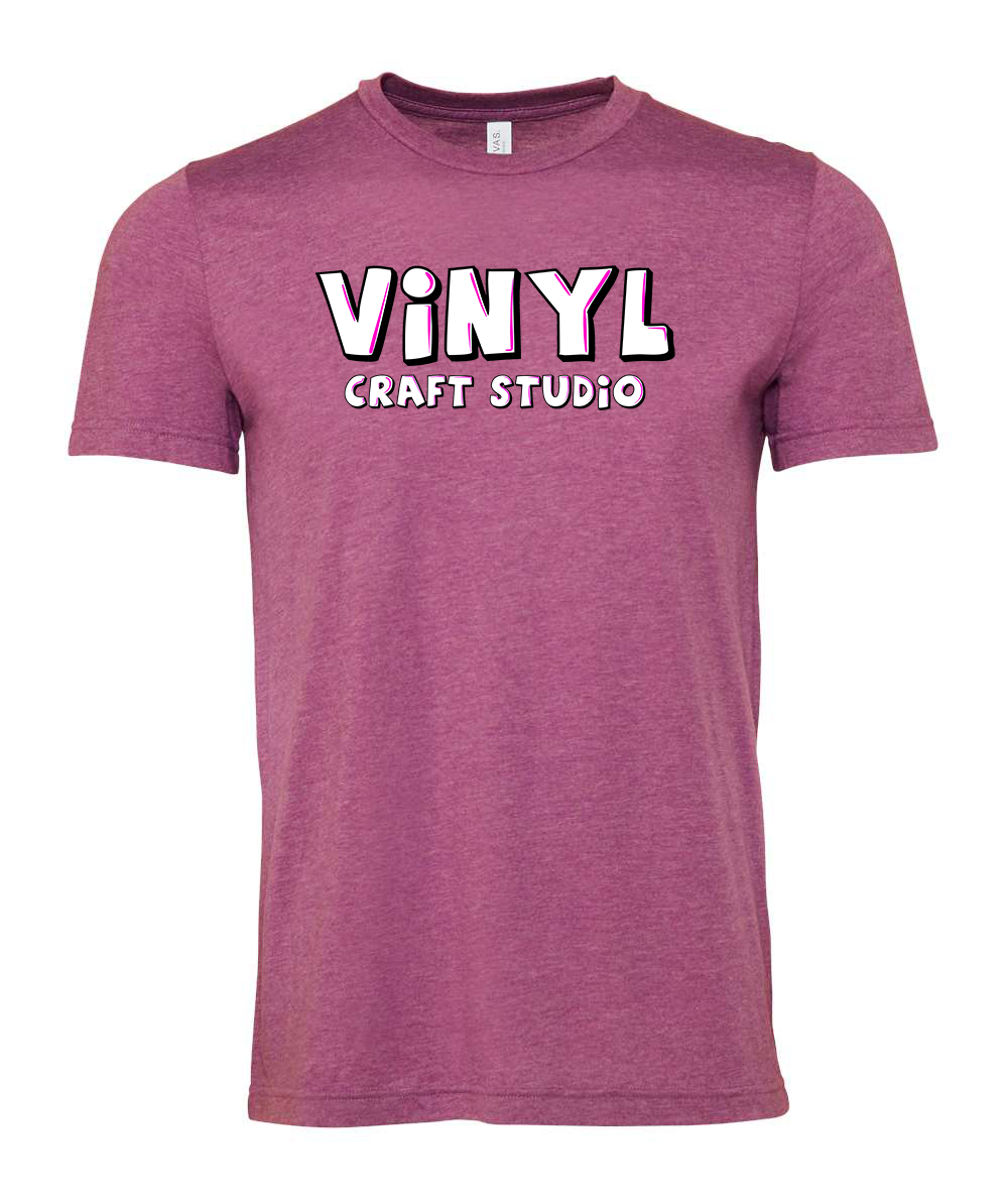 Adult Tee Bella Heather Magenta