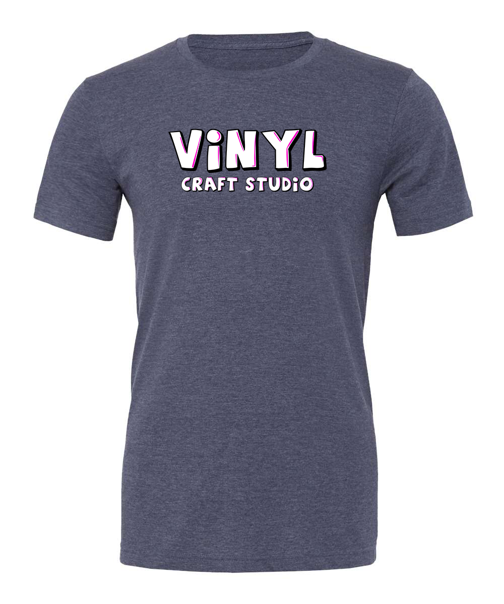 Adult Tee Bella Heather Navy