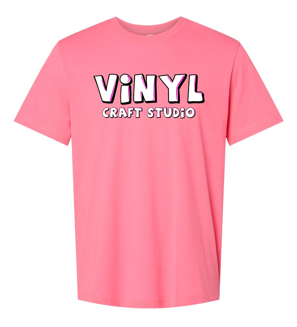 Adult Tee Bella Heather Neon Pink