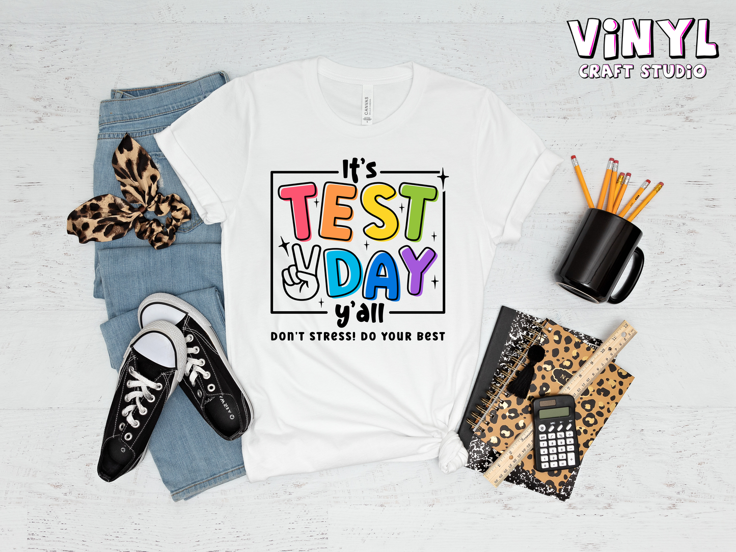149.) Don't Stress! Do Your Best Adult - Black