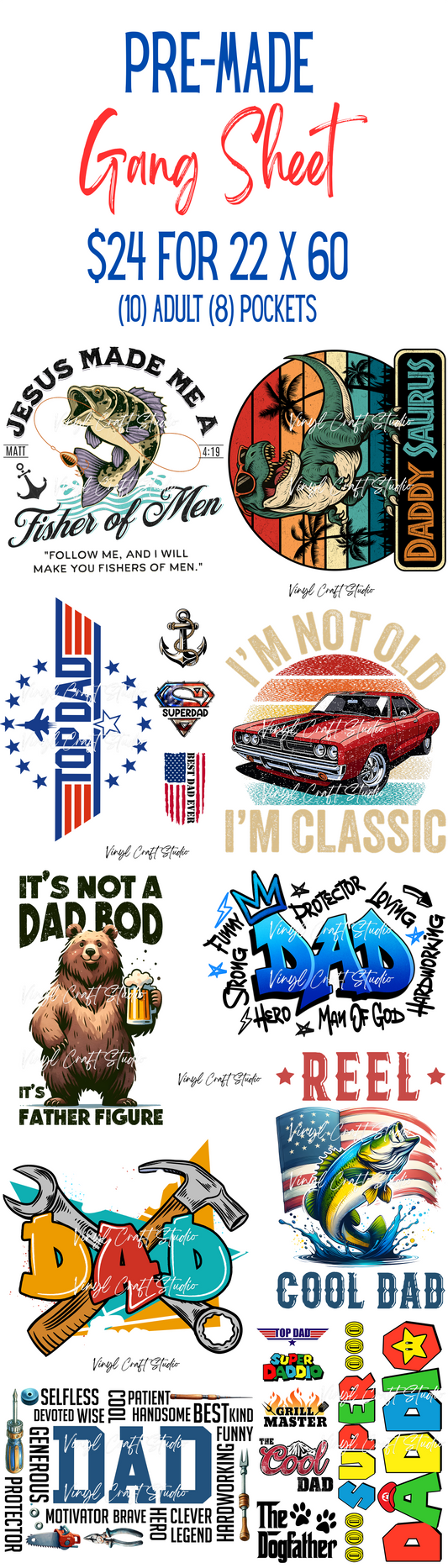 Father's Day 2025 Pre-Made Gang