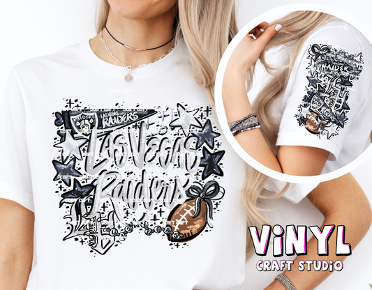 3909A_Raiders Front and Short Sleeve Transfer