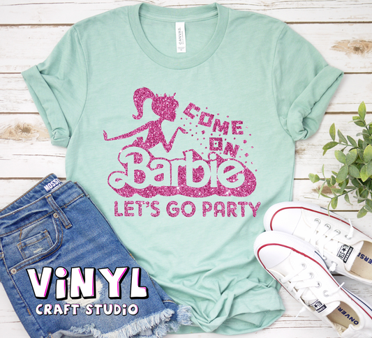 638.) Let's Party - Pink