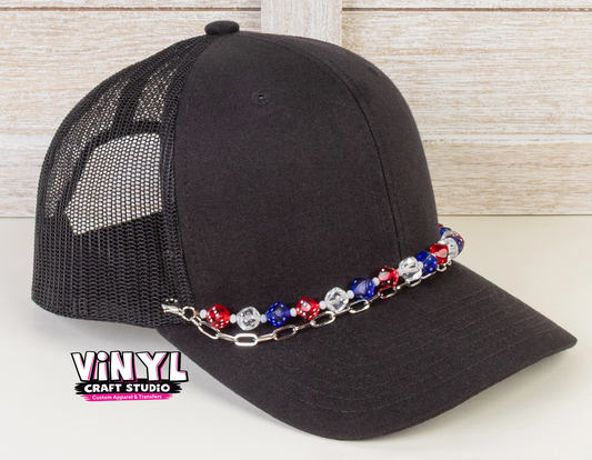 4th of July Trucker Hat Chain