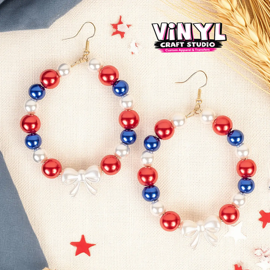 Bowtiful Freedom - Earrings