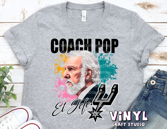 Coach Pop Shirt Athletic Heather
