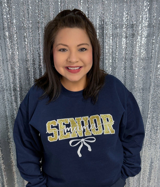 OC Senior Mama - Glitter & Embroidery One Sided