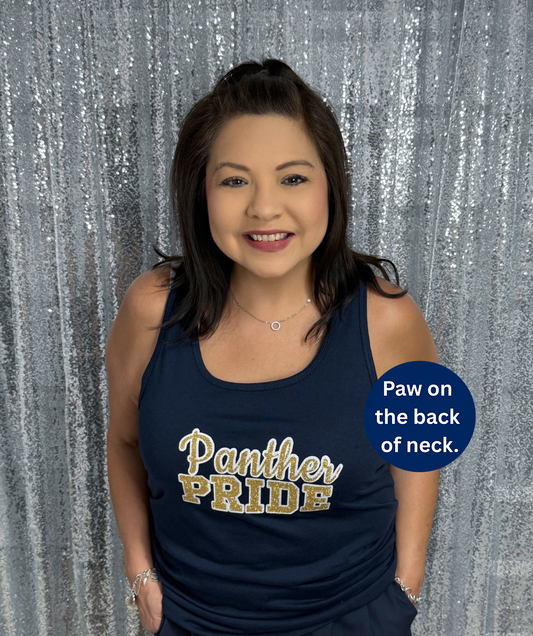 Panther Pride - Navy Racerback