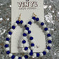 Beaded Hoop Earrings